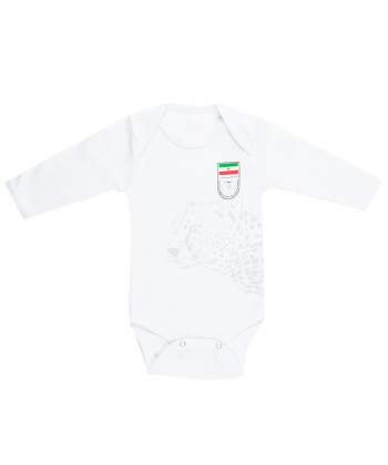 سرهمی آستین بلند نوزاد سون پون 7Poon طرح تیم ملی