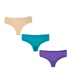 شورت توری زنانه برند پی لس Brand Payless کد MX-10211 بسته سه عددی