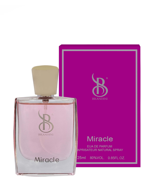 عطر جیبی زنانه برندینی Brandini مدل Miracle حجم 25 میلی‌لیتر