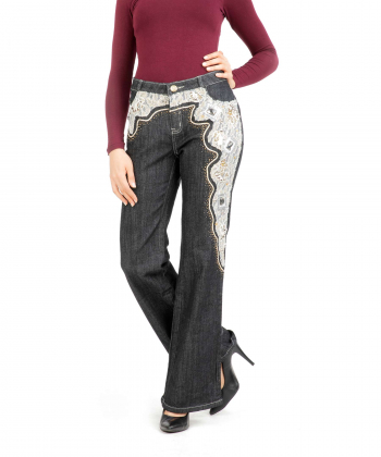 شلوار جین طرح دار زنانه برند پی لس Brand Payless کد FU23796-X