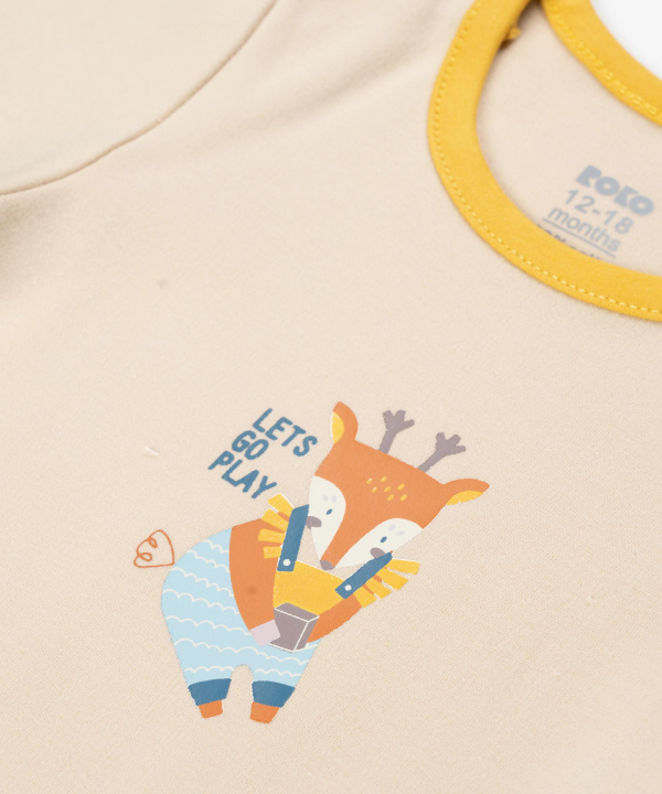 سرهمی نوزاد دخترانه روکو Roko طرح Little Deer