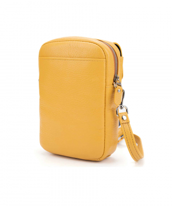 کیف دوشی چرم طبیعی زنانه چرم کروکو Croco Leather مدل استیون