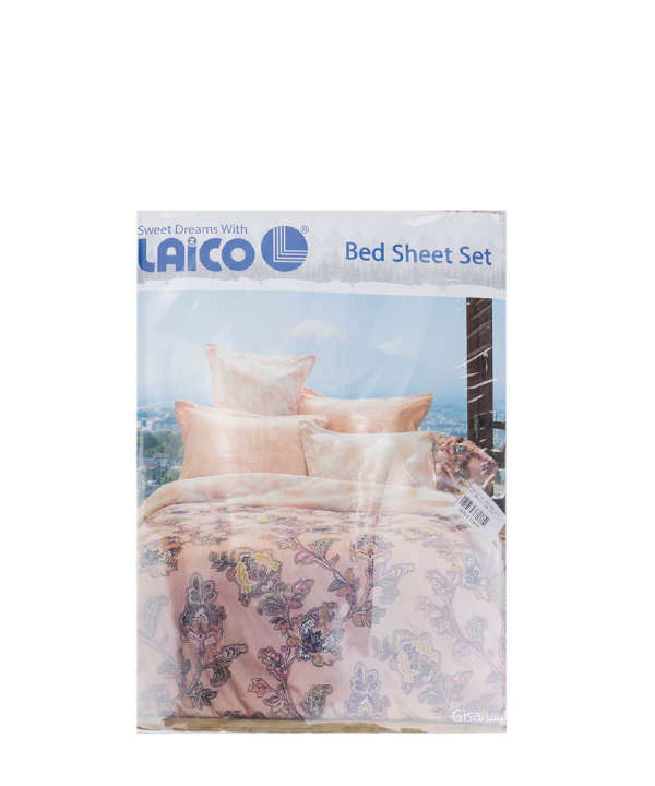 سرویس ملحفه کیسه‌ای دو نفره 6 تکه لایکو Laico کد 204175