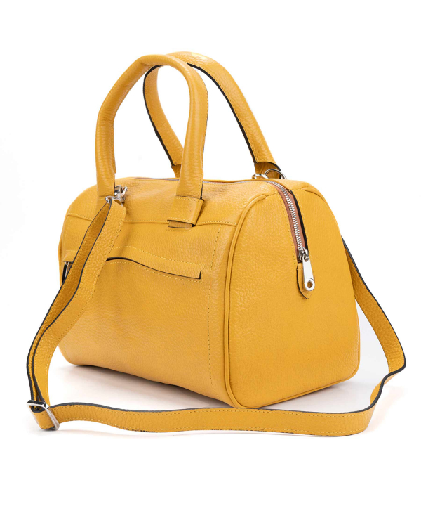 کیف دوشی زنانه چرم طبیعی چرم کروکو Croco Leather مدل راحیل