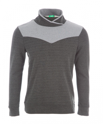 هودی یقه ایستاده بالا تیکه