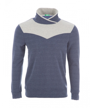 هودی یقه ایستاده بالا تیکه