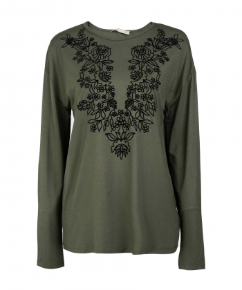 تیشرت آستین بلند زنانه ال سی وایکیکی LC Waikiki کد 1S63669Z8