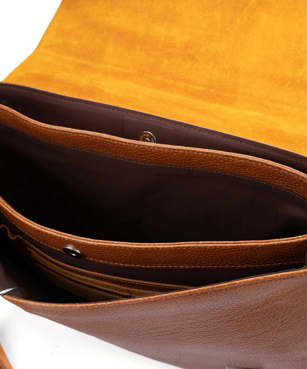 کیف اداری چرم طبیعی چرم کروکو Croco Leather مدل هرمس