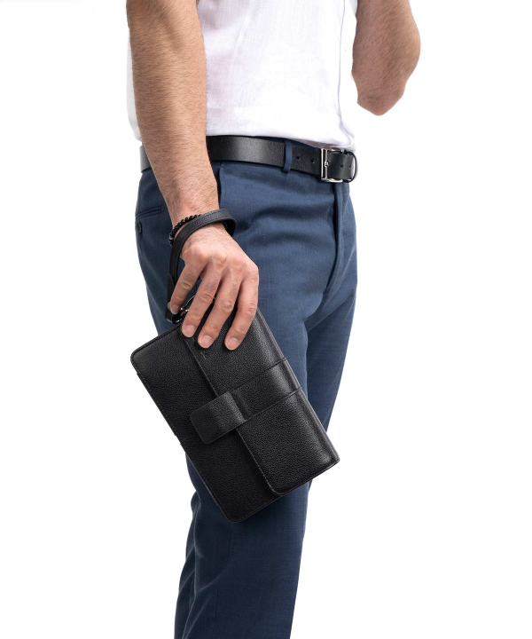 کیف پاسپورتی چرم کروکو Croco Leather مدل حافظ