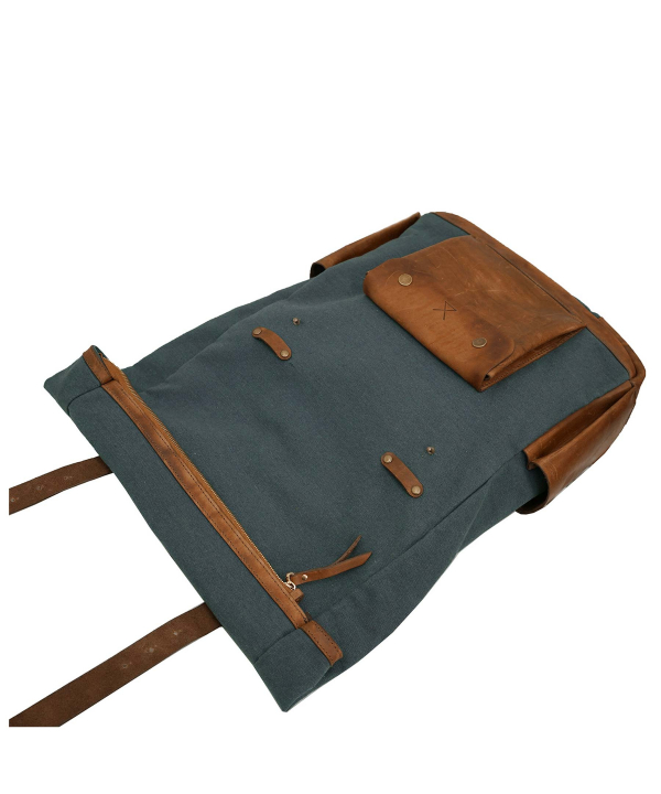 کوله پشتی چرم طبیعی چرم لانکا Lanka Leather مدل BPBL-2