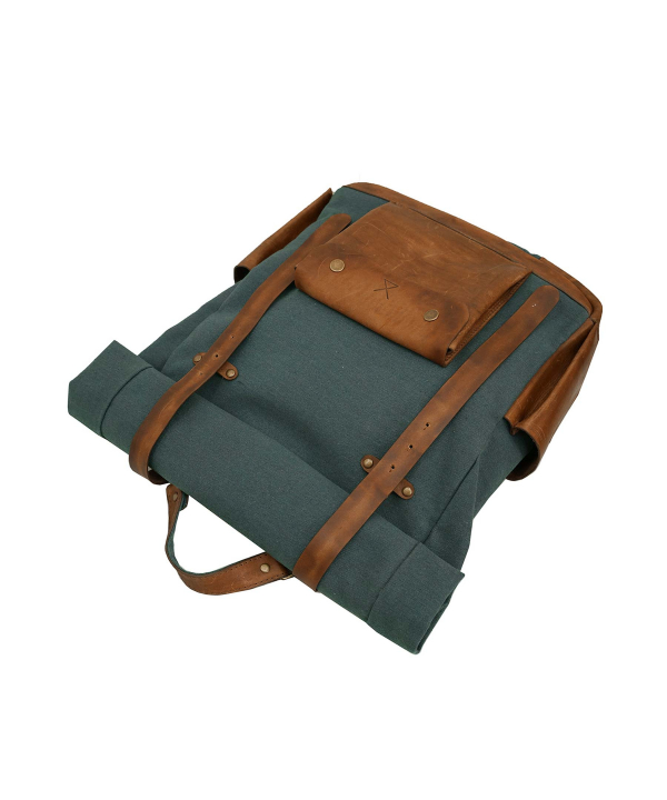 کوله پشتی چرم طبیعی چرم لانکا Lanka Leather مدل BPBL-2