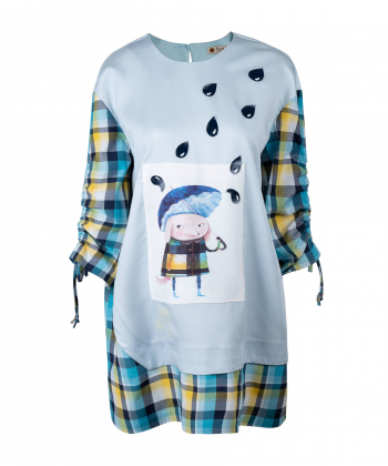 مانتو جلو بسته تولیکا Tulika کد 71956