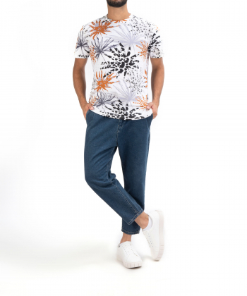 تیشرت طرح دار مردانه جوتی جینز JootiJeans کد 22573305