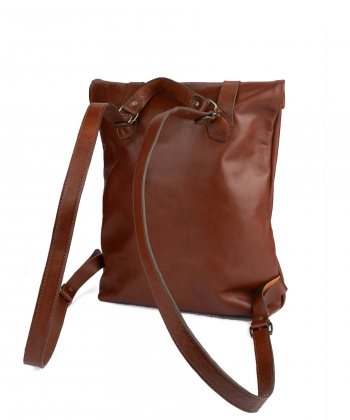 کوله پشتی چرم طبیعی چرم لانکا Lanka Leather مدل BP-10