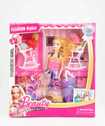 عروسک باربی با وسایل کی تویز Kitoys کد 9016DOLL