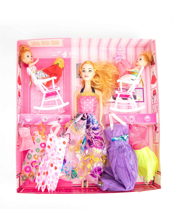 عروسک باربی با وسایل کی تویز Kitoys کد 9016DOLL