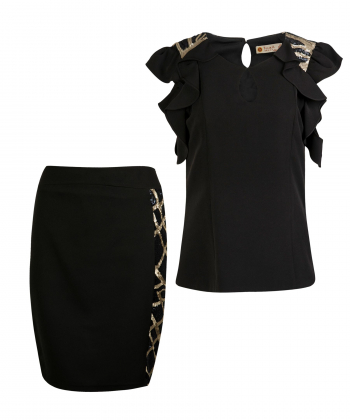 ست بلوز و دامن زنانه تولیکا Tulika کد 41531