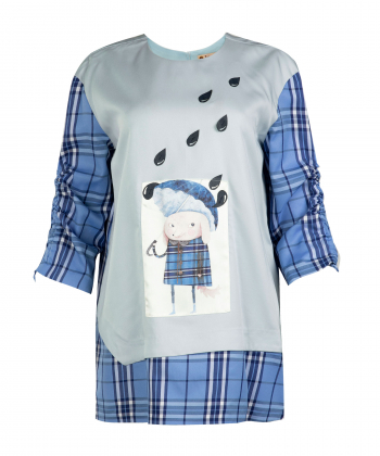 مانتو جلو بسته تولیکا Tulika کد 71956