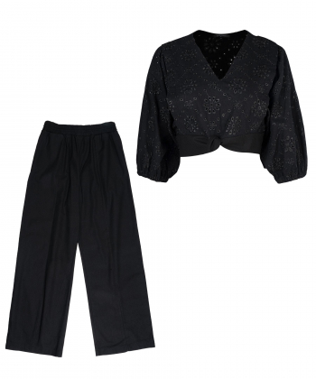 ست بلوز و شلوار بگ زنانه جوتی جینز JootiJeans کد 22732S83