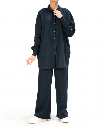 ست شومیز و شلوار زنانه مانگ Mong مدل دوپی اس رونیا-سانا