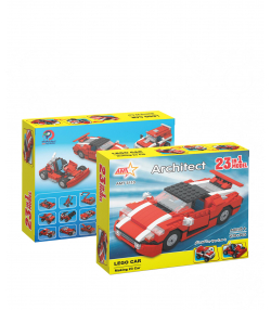 لگو ساختنی 23 مدل ماشین اسباب بازی آوا Ava Toy Factory