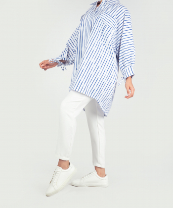 مانتو راه راه بهبود Behboud کد 501118