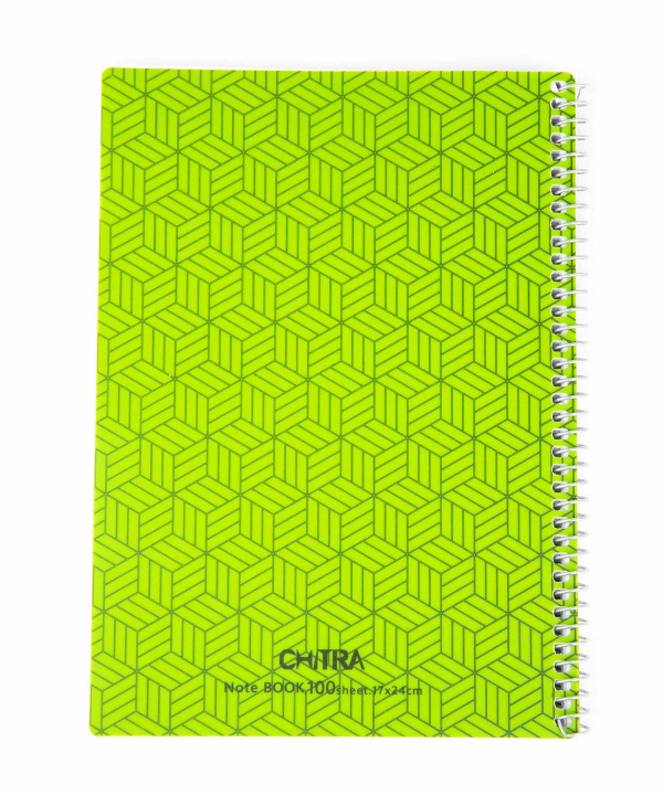 دفتر 100 برگ طلقی  چیترا chitra کد 20