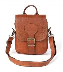 کیف دوشی مردانه چرم طبیعی شهر چرم Leather City کدH3000
