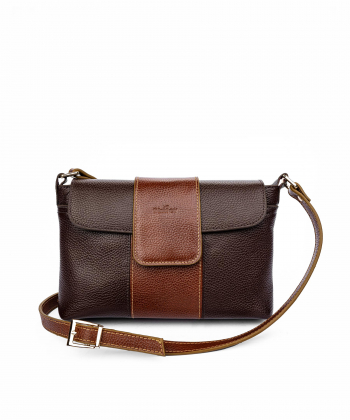 کیف دوشی چرم طبیعی زنانه شیفر Shifer کد 9718B