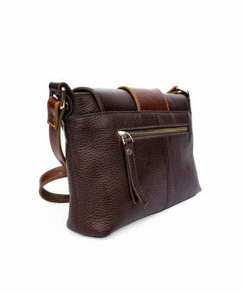 کیف دوشی چرم طبیعی زنانه شیفر Shifer کد 9718B