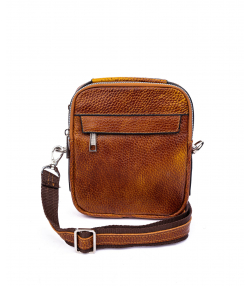 کیف دوشی مردانه چرم طبیعی شهر چرم Leather City کد H3015