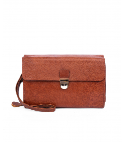 کیف پاسپورتی چرم طبیعی شهر چرم Leather City کد H3003