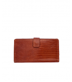 کیف پول زنانه چرم طبیعی شهر چرم Leather City کد H3021