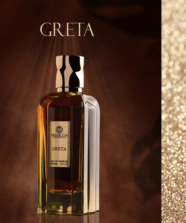 عطر زنانه میسیلدا Missilda مدل Greta حجم 100 میلی‌لیتر