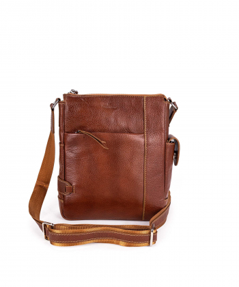 کیف دوشی چرم طبیعی زنانه شیفر Shifer مدل 9720C