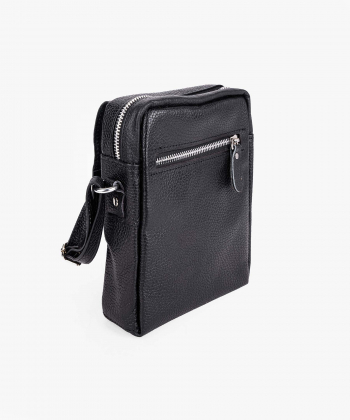 کیف دوشی مردانه چرم طبیعی شهر چرم Leather City کد H3001