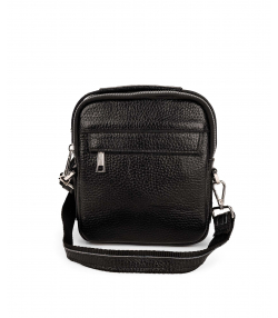 کیف دوشی مردانه چرم طبیعی شهر چرم Leather City کد H3015