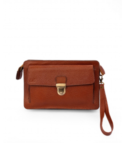 کیف پاسپورتی چرم طبیعی شهر چرم Leather City کد H3010