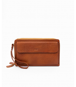 کیف پاسپورتی چرم طبیعی شهر چرم Leather City کد H3008