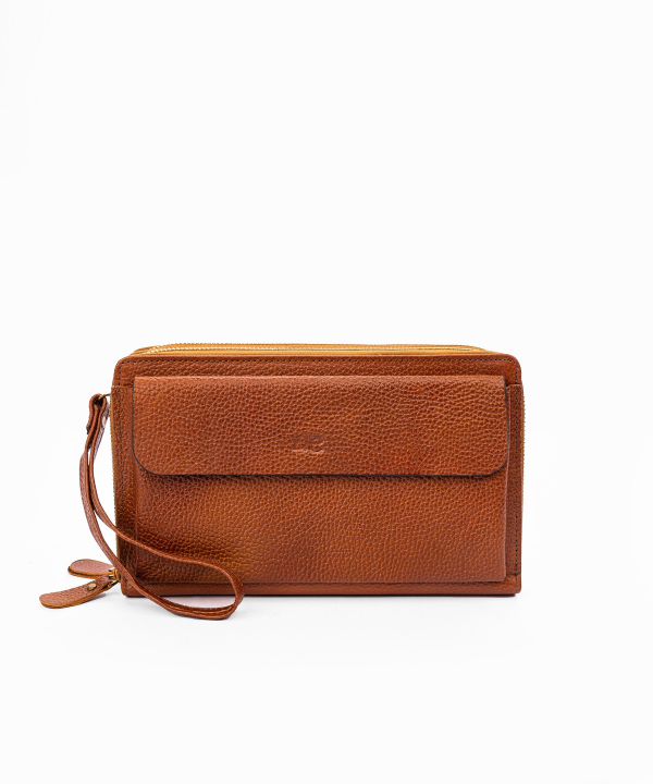کیف پاسپورتی چرم طبیعی شهر چرم Leather City کد H3008