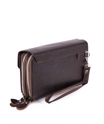 کیف پاسپورتی چرم طبیعی شهر چرم Leather City کد H3005