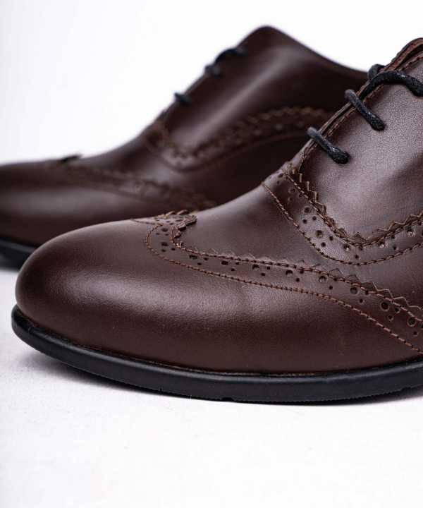 کفش زنانه چرم طبیعی شهر چرم Leather City کد DN002