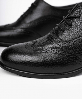 کفش زنانه چرم طبیعی شهر چرم Leather City کد DN002-2