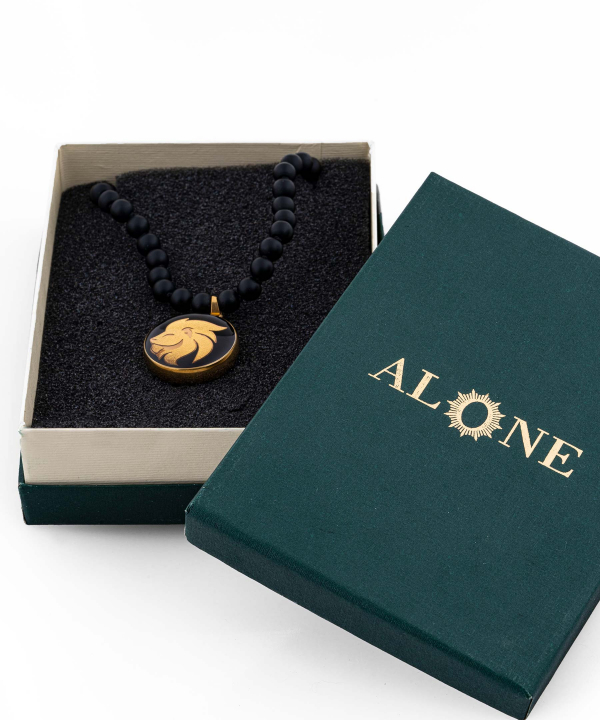 گردنبند مهره ای الون Alone مدل ماه مرداد