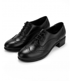 کفش زنانه چرم طبیعی شهر چرم Leather City کد DN002