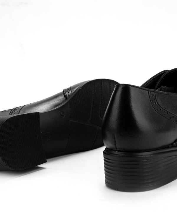 کفش زنانه چرم طبیعی شهر چرم Leather City کد DN002