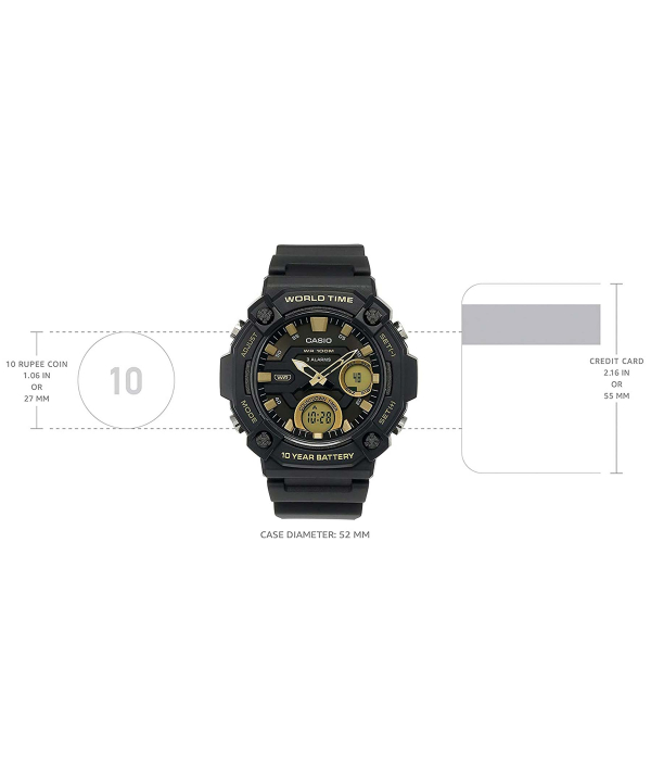 ساعت مچی مردانه کاسیو Casio کد AEQ-120W-9AVDF