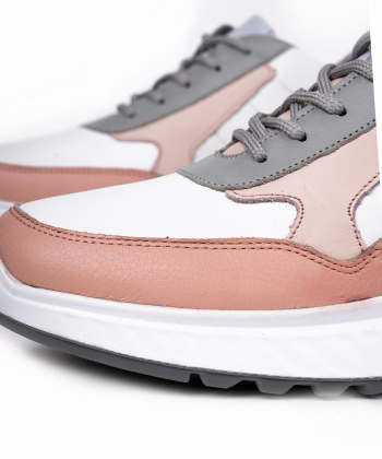 کتانی چرم طبیعی زنانه شهر چرم Leather City کد so1014