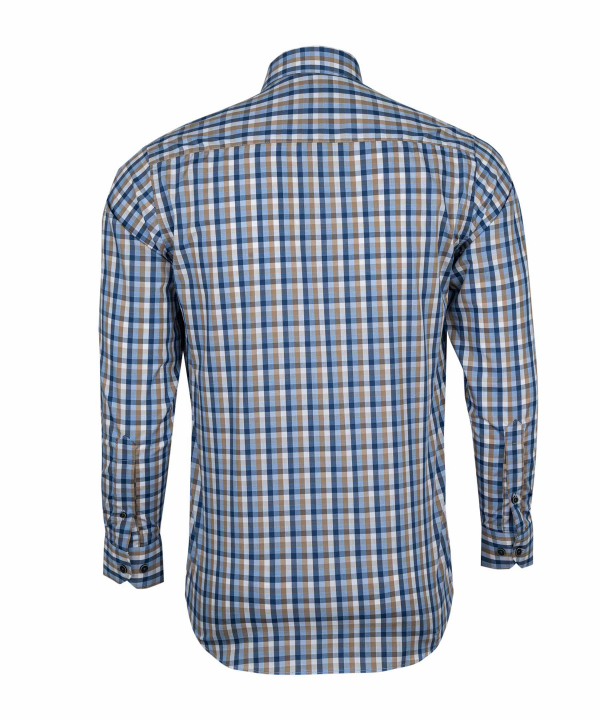 پیراهن چهارخانه مردانه پیر کاردین Pierre Cardin کد 9904427