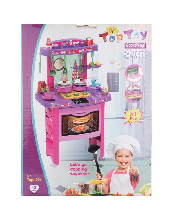 ست اجاق گاز و فر اسباب بازی تاپ توی Top Toy مدل Cook Play